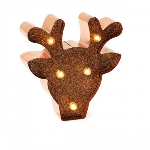 Legami Mini Letter Light Xmas Reindeer with Glitter (LELI0039)