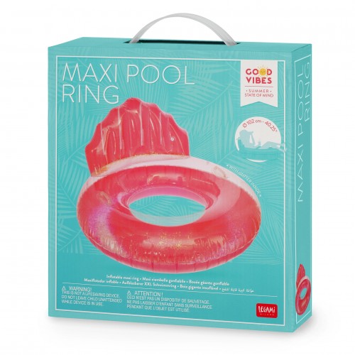 Legami Inflatable Maxi Pool Ring Seashell (SWIM0016)