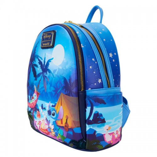 Loungefly Σακίδιο Βόλτας Disney Stitch Camping Cuties 26εκ. (51407)