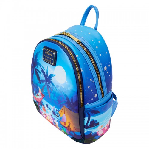 Loungefly Σακίδιο Βόλτας Disney Stitch Camping Cuties 26εκ. (51407)