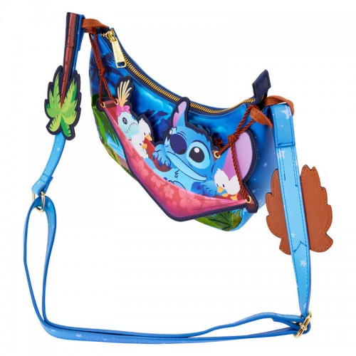 Loungefly Τσαντάκι Ώμου Disney Stitch Camping Cuties (51412)