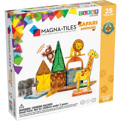 Magna Tiles Safari Animals 25τεμ (20925)