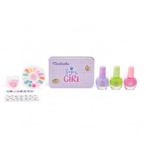 Martinelia Super Girl Nail Art & Tin Box Set (31113)