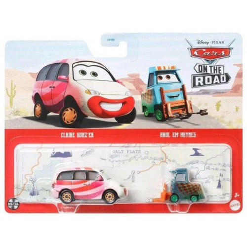 Cars On The Road Set of 2 - Claire Gunz Er And Haul Em Haynes (DXV99/HLH66)