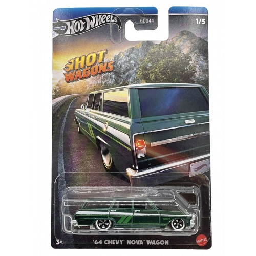 Hot Wheels Hot Wagons 1:64 '64 Chevy Nova Wagon (510) (HWR56/HRR89)