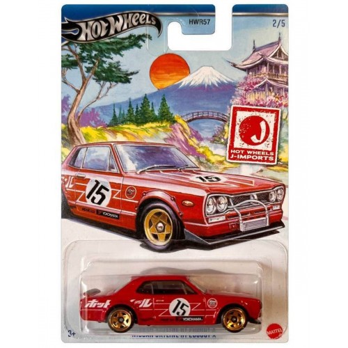 Hot Wheels J Imports 1:64 Nissan Skyline HT 2000GT -X (HWR57/HRT01)