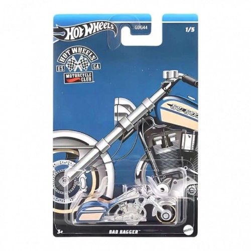 Hot Wheels Motorcycle Club 1:64 Bad Bagger  (HWR59)