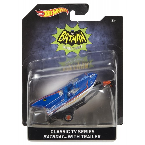 Hot Wheels Premium Pop Culture 1:64 Batman Classic TV Series Batboat (DKL20/DKL25)