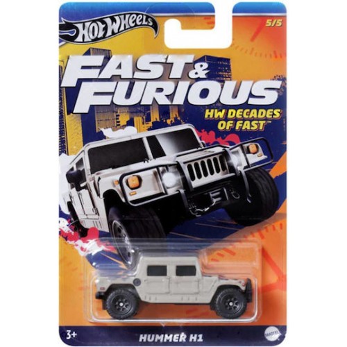 Hot Wheels Fast and Furious Decades of Fast 1:64 Hummer H1 (HNR88/HRW45)