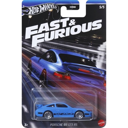 Hot Wheels Fast and Furious 1:64 Porsche 911 GT3 RS (HNR88/HRW55)