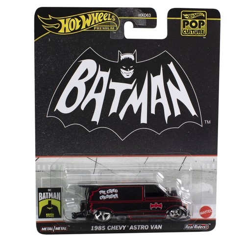 Hot Wheels Premium 1:64 Pop Culture Batman1985 Chevy Astro Van (HXD63/HVJ48)