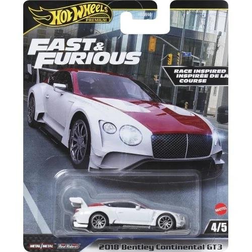 Hot Wheels Premium Fast & Furious 1:64 2018 Bentley Continental GT3 (HNW46/HVR63)