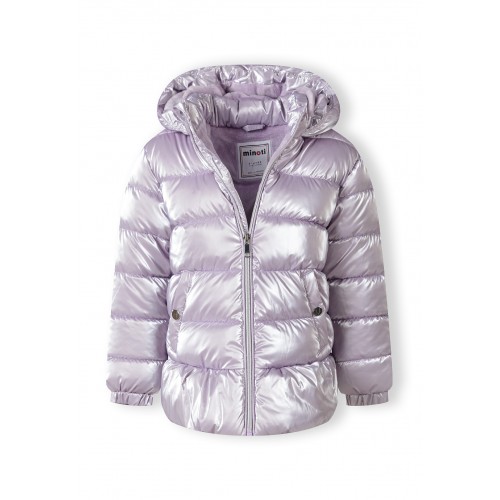 Minoti Μπουφάν Puffer Pink Mettalic (20COAT1)