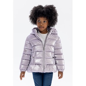 Minoti Μπουφάν Puffer Pink Mettalic (20COAT1)