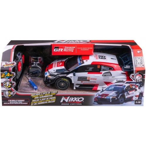 Nikko RC WRC Toyota Gazoo with Tyres (10402)