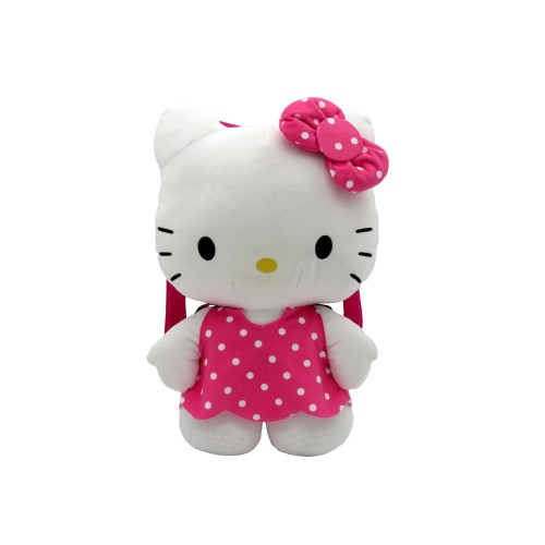 SanRio Hello Kitty Σακίδιο Λούτινο Φούξια 35εκ. (11233)