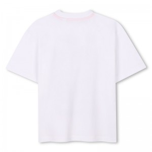 Timberland Short Sleeves Tee-Shirt White Teen (T60427)