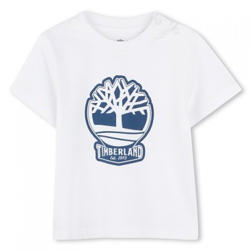 Timberland Short Sleeves Tee-Shirt Λευκό Kid (T60506)