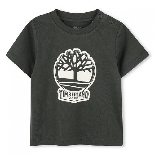 Timberland Short Sleeves Tee-Shirt Green Kid (T60506)