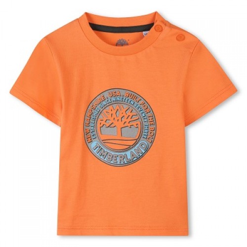 Timberland Short Sleeves Tee-Shirt Πορτοκαλί Kid (T60508)