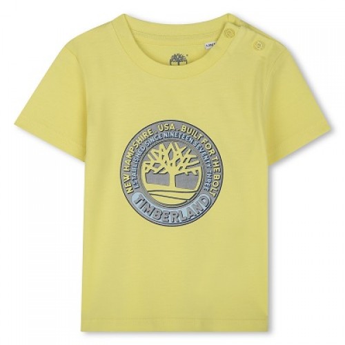 Timberland Short Sleeve T-Shirt Yellow Kid (60508)