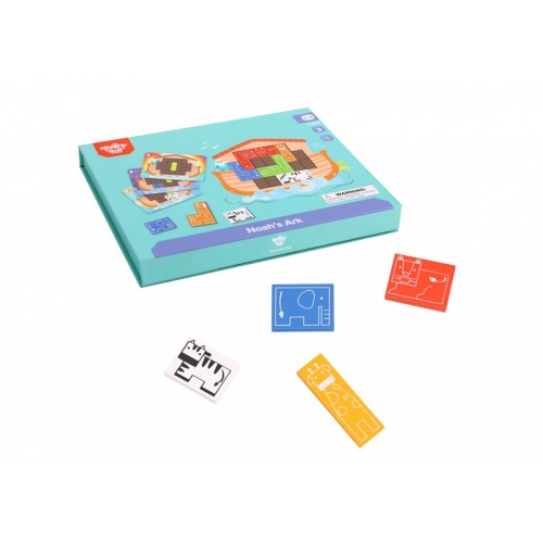 Tooky Toy Puzzle Μαγνητικό 26τεμ Κιβωτός του Νώε (TF909)