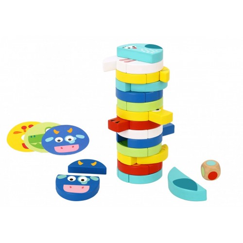 Tooky Toy Jenga Ζώα (TH293)