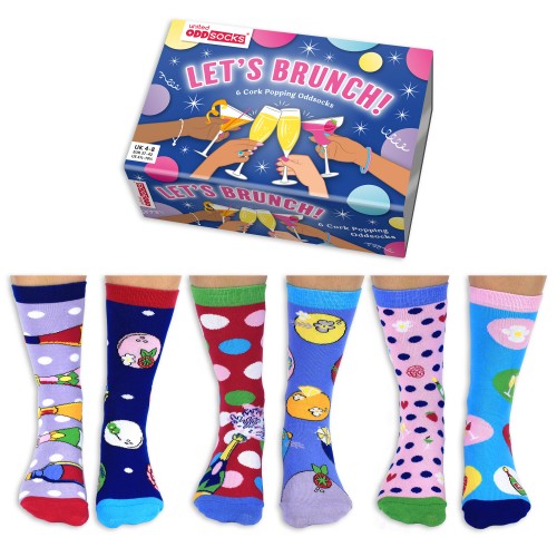 United Odd Socks Κάλτσες Γυναικείες 37-42 Let's Brunch! (02744)