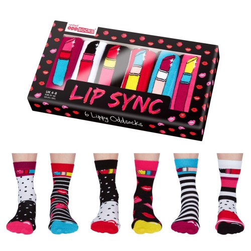 United Odd Socks Κάλτσες Γυναικείες 37-42 Lip Sync (02671)