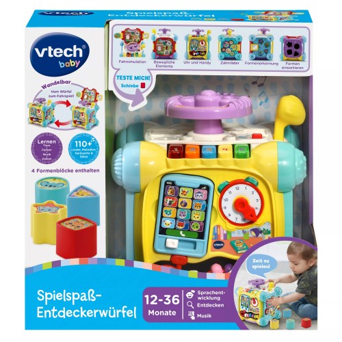 VTech Κύβος Δραστηριοτήτων (Γερμανική Γλώσσα) (80-557204)