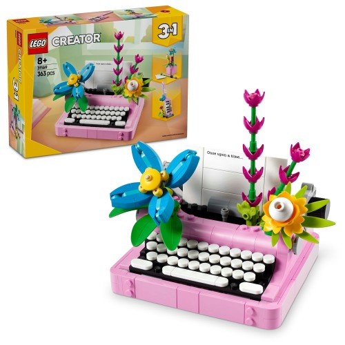 Lego Creator 3in1 Typewriter With Flowers (31169)