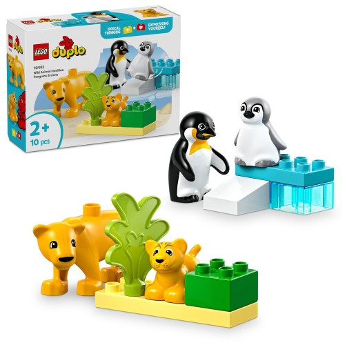 Lego Duplo Wild Animal Families: Penguins & Lions (10442)