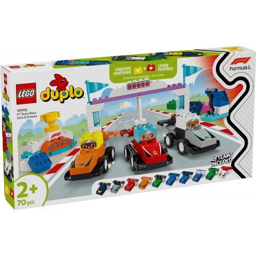 Lego Duplo F1 Team Race Cars & Drivers (10445)