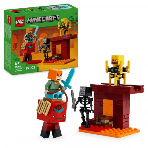 Lego Minecraft The Nether Lava Battle (21266)