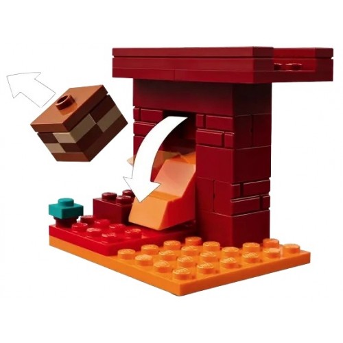 Lego Minecraft The Nether Lava Battle (21266)