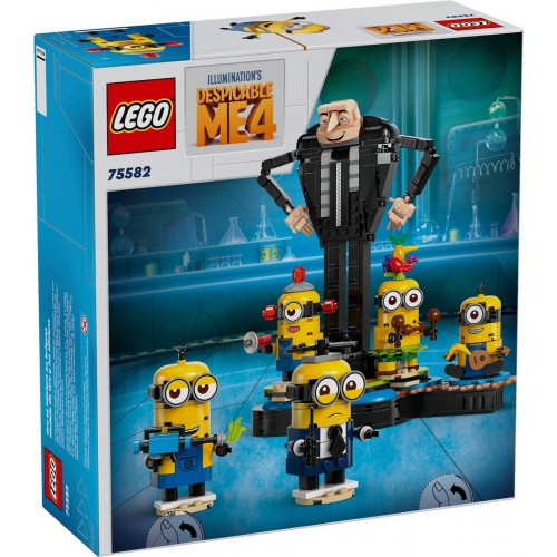 Lego Minions Brick-Built Gru and Minions (75582)