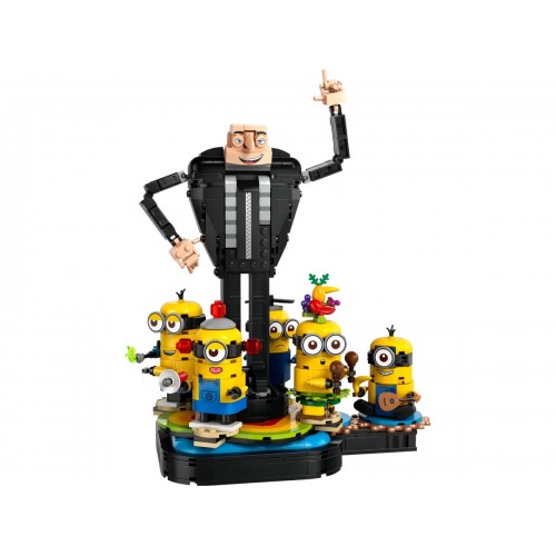 Lego Minions Brick-Built Gru and Minions (75582)