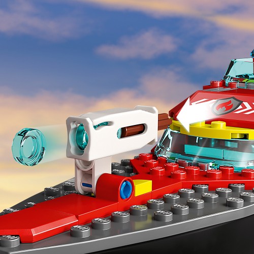 Lego City Fire Rescue Boat (60373)