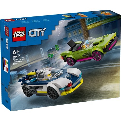 Lego City Police Car and Muscle Car Chase (60415)