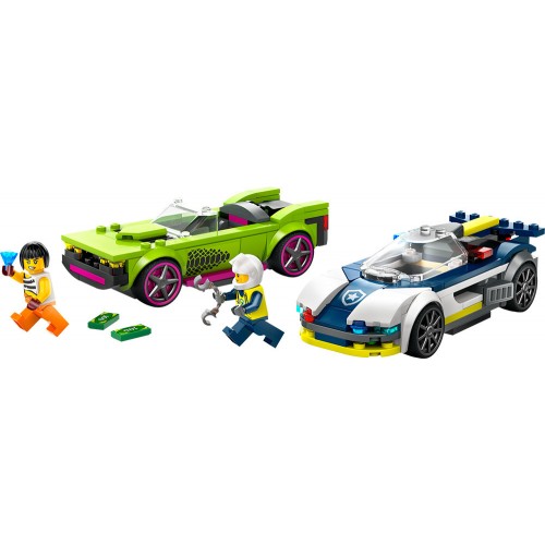 Lego City Police Car and Muscle Car Chase (60415)