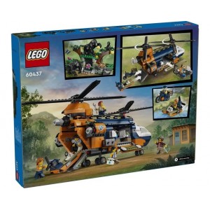 Lego City Jungle Explorer Helicopter at Base Camp (60437)