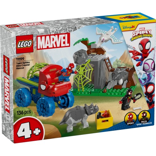 Lego Super Heroes Team Spidey Dino Crawler Rescue (11199)