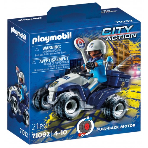 Playmobil Αστυνομικός με Γουρούνα 4x4 (71092)