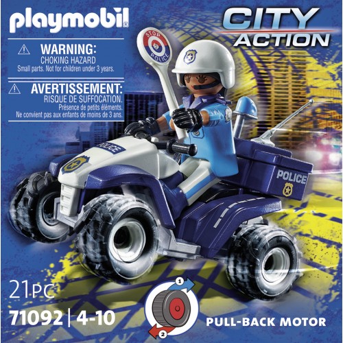 Playmobil Αστυνομικός με Γουρούνα 4x4 (71092)