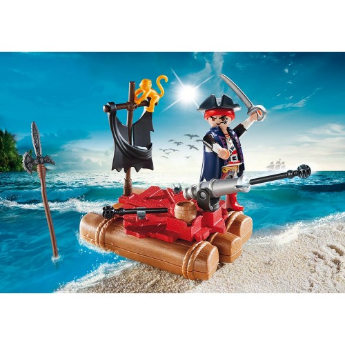 Playmobil Βαλιτσάκι Πειρατής με Σχεδία (5655)