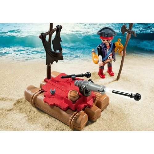 Playmobil Βαλιτσάκι Πειρατής με Σχεδία (5655)