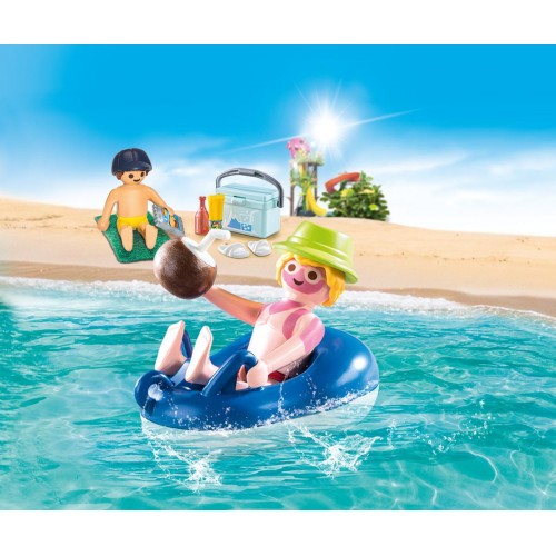 Playmobil Παραθεριστής Με Φουσκωτή Κουλούρα (70112)