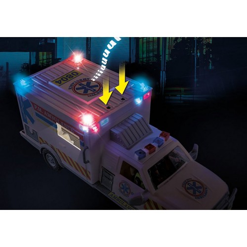 Playmobil US Ambulance Όχημα Πρώτων Βοηθειών (70936)