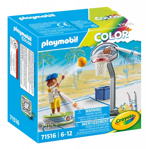 Playmobil Color - Προπόνηση Μπάσκετ (71516)