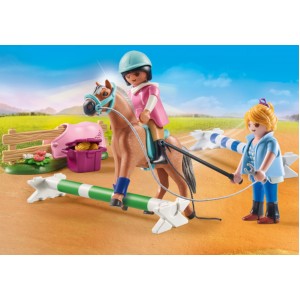 Playmobil Ιππικός Όμιλος Εκπαίδευση Αλόγου Ιππασίας (71242)